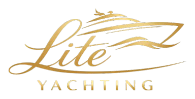 Lite Yachting transparent logo for Sag Harbor and Hamptons yacht detailing and boat cleaning